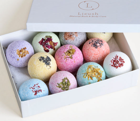 12-Piece Essential Bath Bomb Set